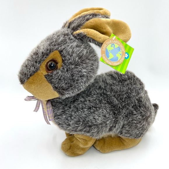 EarthRite Bunny Rabbit Plush Toy Realistic Easter - Picture 6 of 16